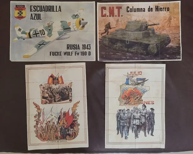 Tickets / Cupons Cards Espanhois de Racionamento de Alimentos