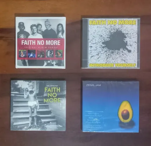 CDs lacrados Faith No More Pearl Jam importado nacional 