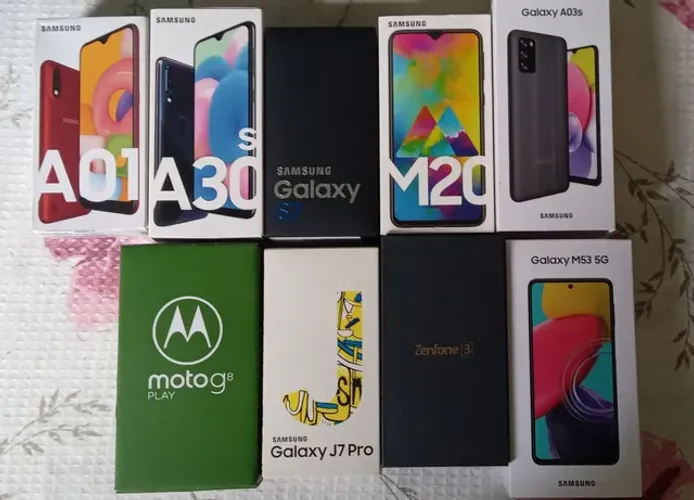 Caixinha vazia de celular