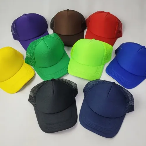 BBoné Trucker Telado Aba Curva Unissex Colorido Snapback 