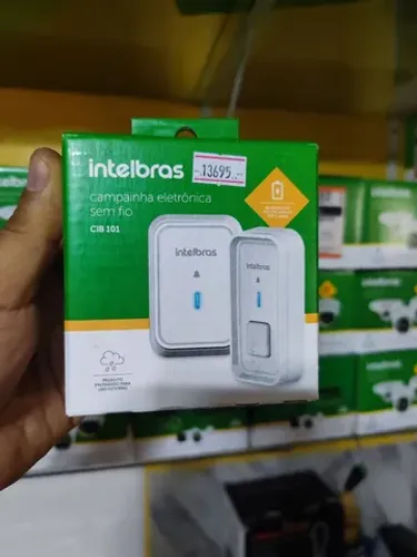 Campainha sem fio Intelbras acance 100mt.