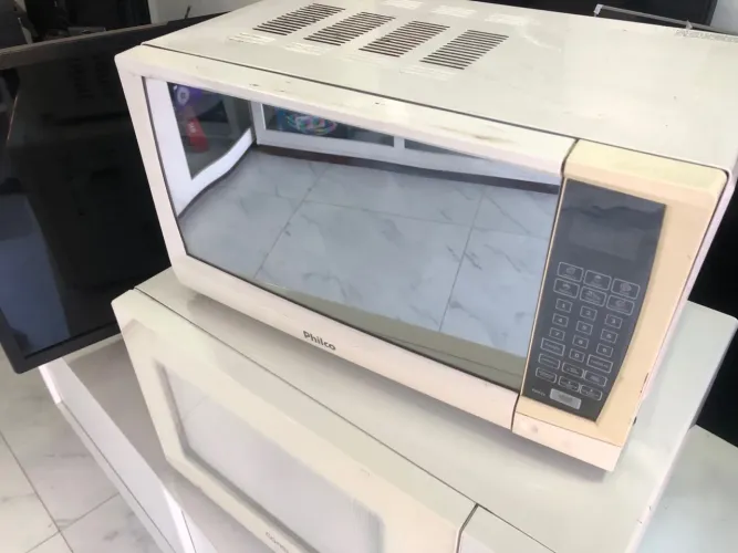 Micro-ondas com garantia em loja, aceitamos o seu usado