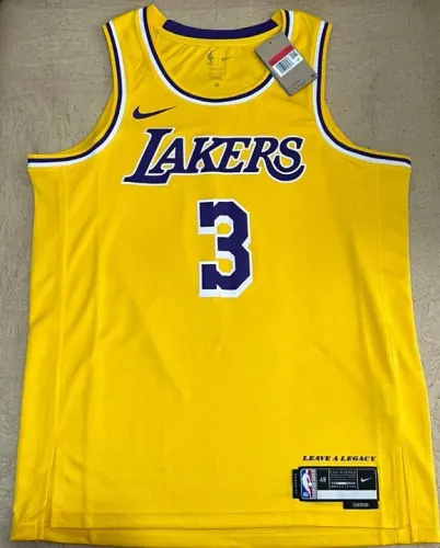 Regata Nba Nike Los Angeles Lakers Icon Edition Davis 100% Original