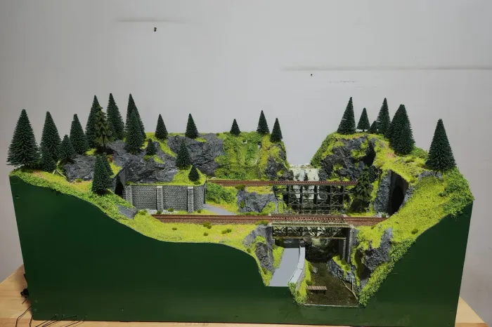 Diorama de Ferreomodelismo - Escala HO (1:87)