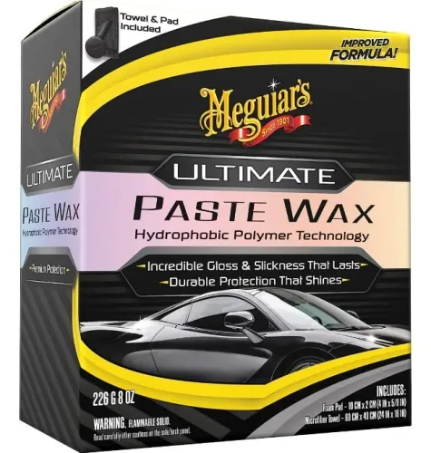 Cera Meguiar's Ultimate Paste Wax Hidrofóbica