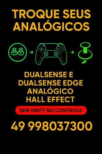 Troca de Analógico DualSense - Instalação de Hall Effect
