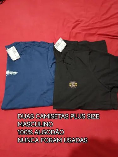 CAMISETA 100% ALGODÃO TAMANHO GG (NUNCA FOI USADA 