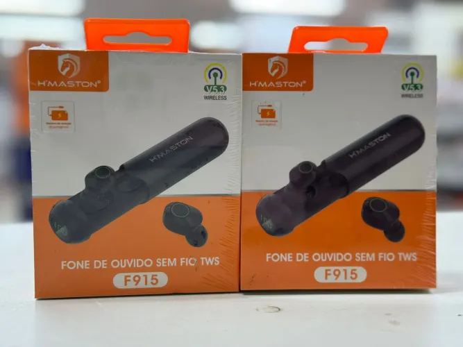 Fone sem fio Bluetooth Hmaston F915 novo