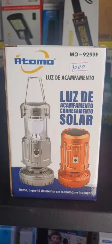Lanterna de Acampamento Solar Atomo MO-9299F
