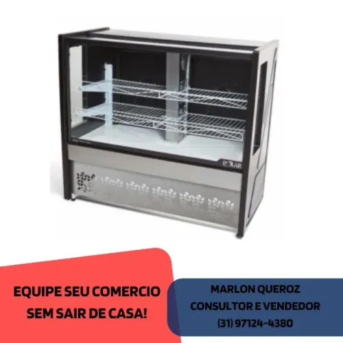 Balcão Refrigerado Polar Ar Forçado para Tortas