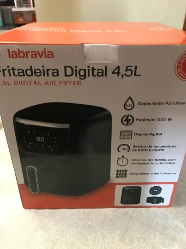 Air Fryer labravia digital 4,5L 110V