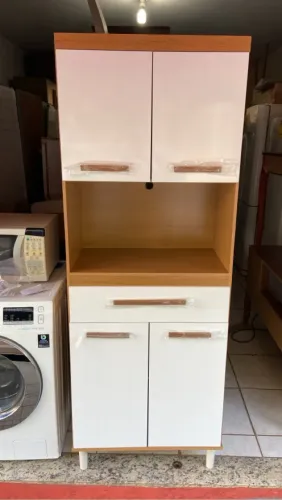 - NOVO- Armário de Cozinha Branco 2 Portas e 3 Gavetas