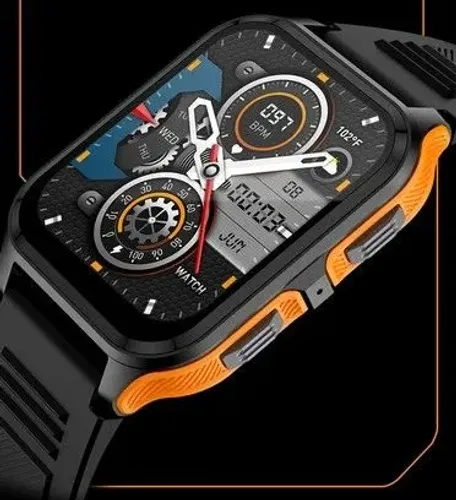 Smartwatch resistente Esportivo com Monitoramento de Saúde