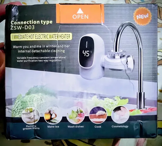 Aquecedor elétrico instantâneo de torneiras
