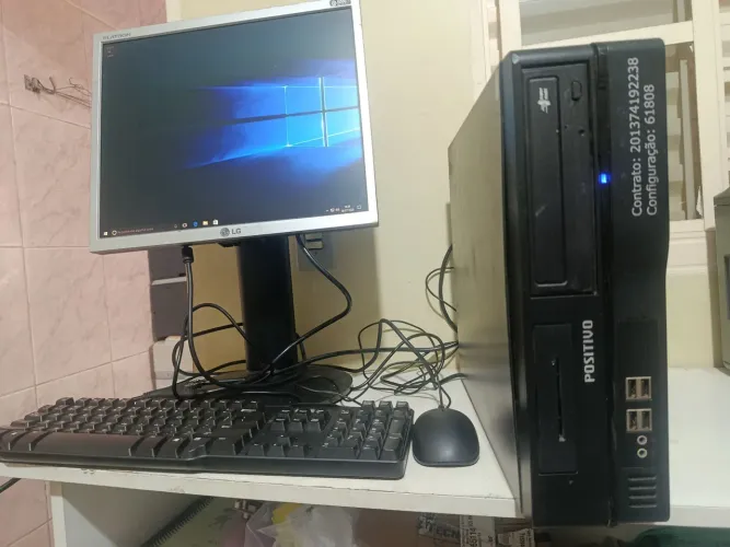 Computador completo core i3 terceira geração 4gb HD de 500gb windows 10 
