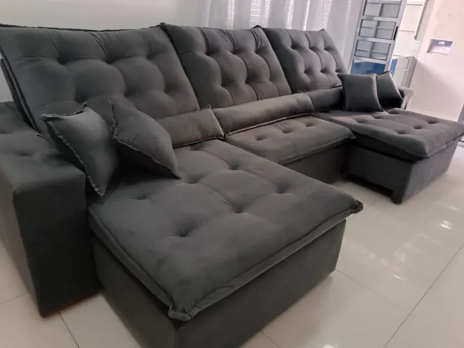 Sofá retratil tamanho família *FOFÃO*