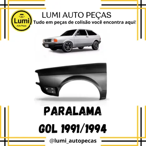 Paralama Gol Cara Chata 1991/1994 - NOVO 