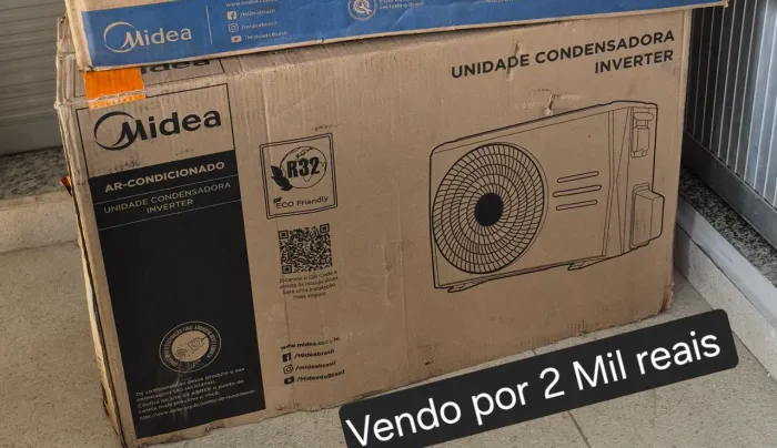 Ar condicionado 12 mil btus Midea- novo.vo