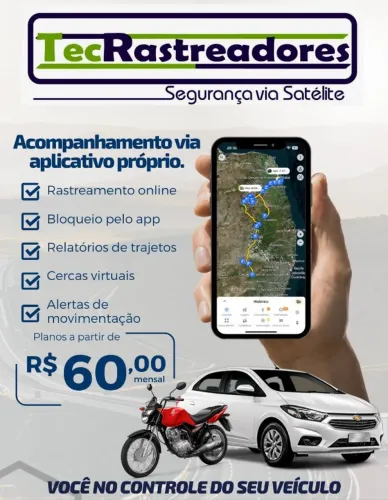 Serviço de Rastreamento para Carros e Motos