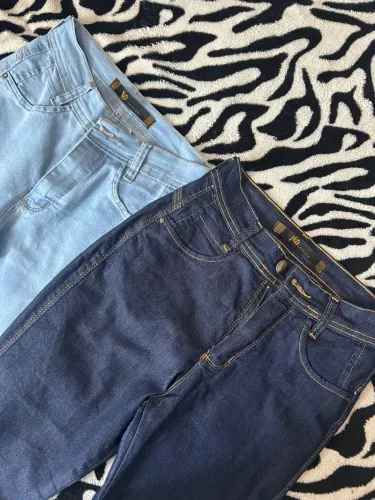 Conjunto de calças jeans skinny