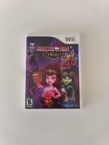 Monster High 13 Wishes Original - Jogo Nintendo Wii 