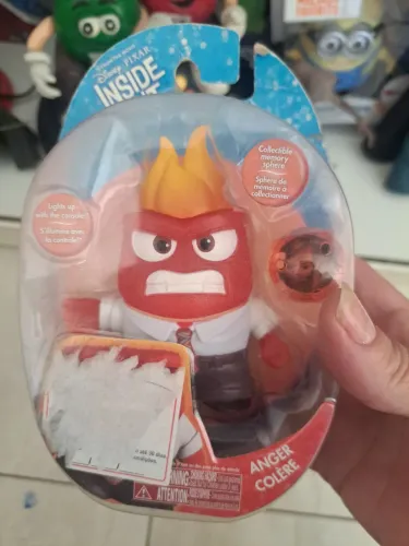 Boneco raiva Disney pixar Divertidamente 