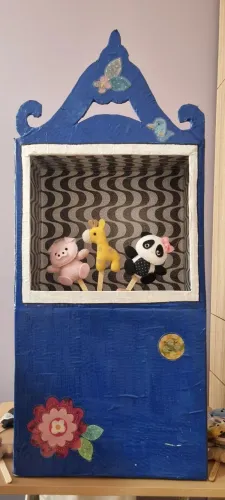 6 Fantoches de animais - MODELO 1