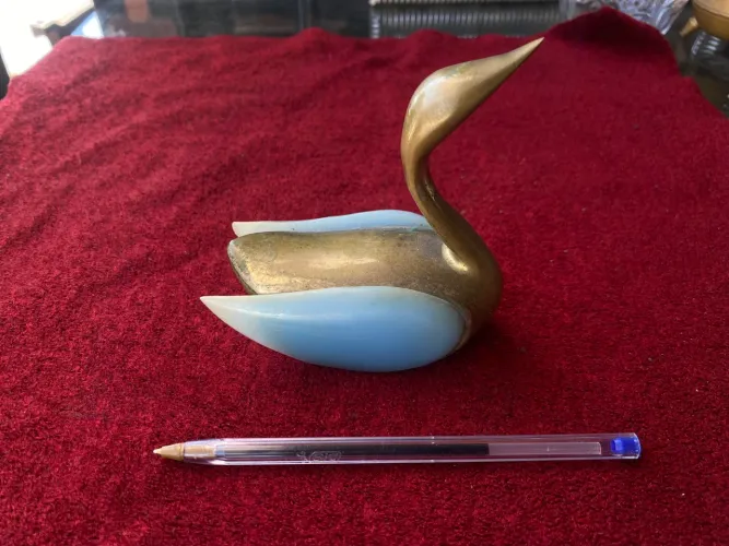 Escultura cisne em bronze (ref: 114)