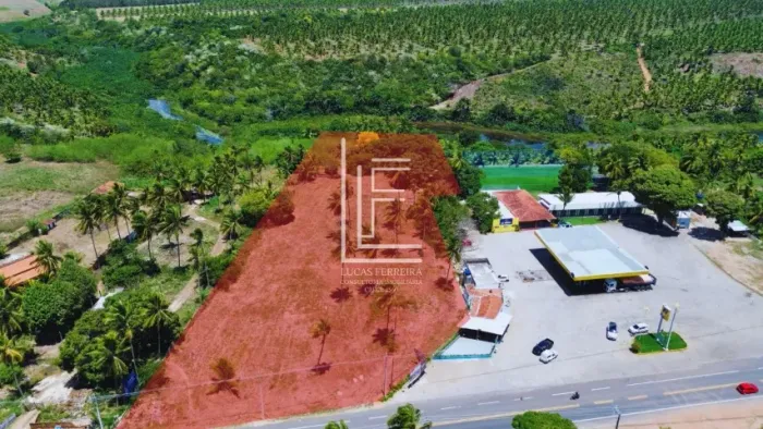 Ótima área de 19.000m² em Coruripe-AL, na AL principal ao lado do posto de combustível