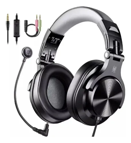 Fone De Ouvido Gamer Oneodio Fusion A71d Hi-Res Xbox PS4 PC DJ