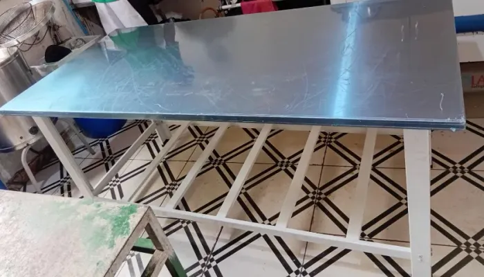 MESA AUTO SERVIÇO 1.90X0.90 INOX