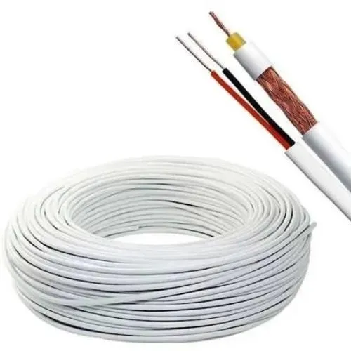 CABO CFTV COAXIAL 4MM COM ALIMENTAÇÃO MULTITOC MUCA2084 ( 100 METROS )