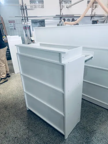 Balcão caixa recepção novo 100% MDF