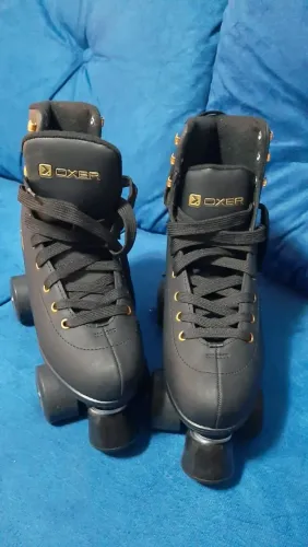 Patins Oxer - Preto e Dourado