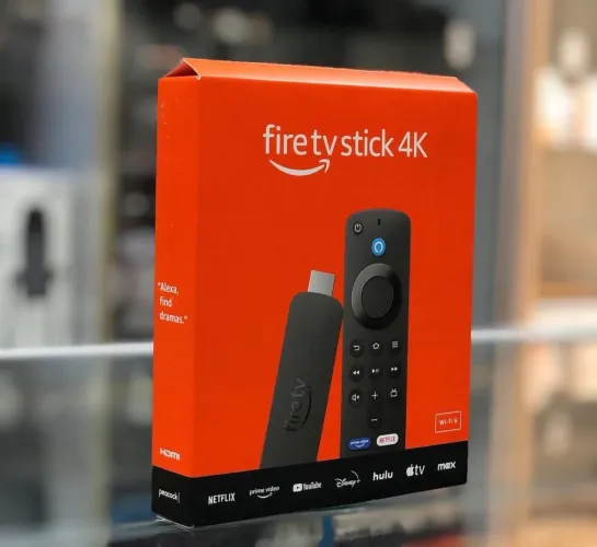 Fire Stick 4K Amazon Lacrado Disponível 