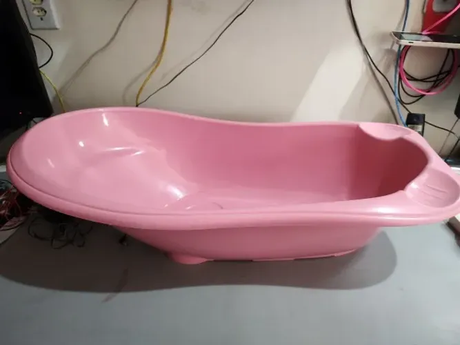 Banheira Infantil Rosa - Conforto e Segurança para o Banho do Seu Bebê!