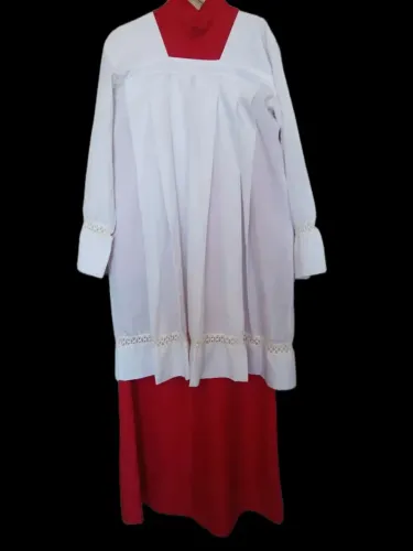 Conjunto veste coroinha Túnica e Sobrepeliz