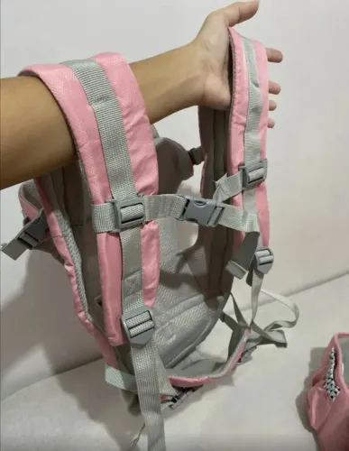 Canguru seguro ergonômico c/ apoio na cintura