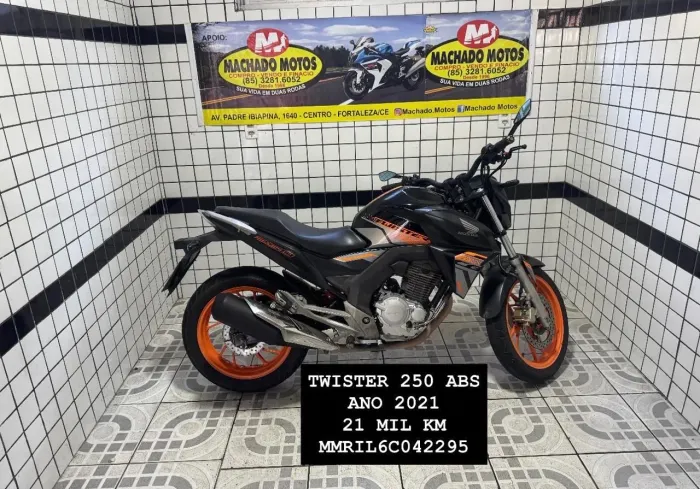 CB 250,Twister,com ABS. Ano 2021