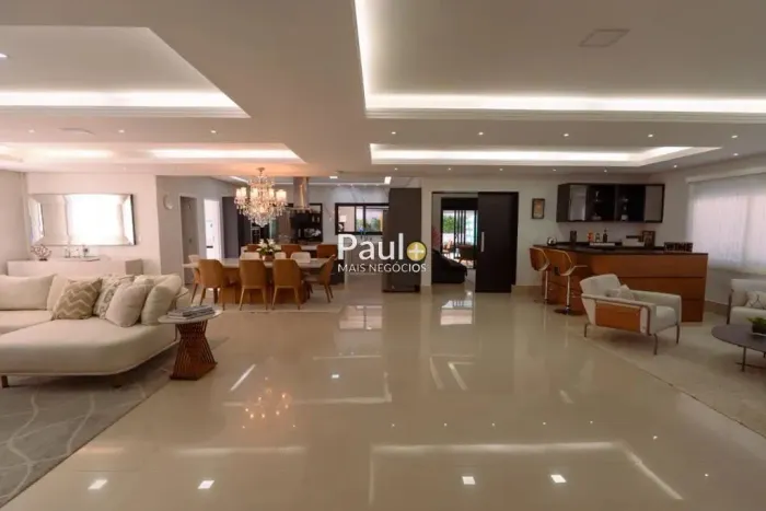 Sobrado à venda em Campinas, Loteamento Mont Blanc Residence, com 5 suítes, com 568 m²