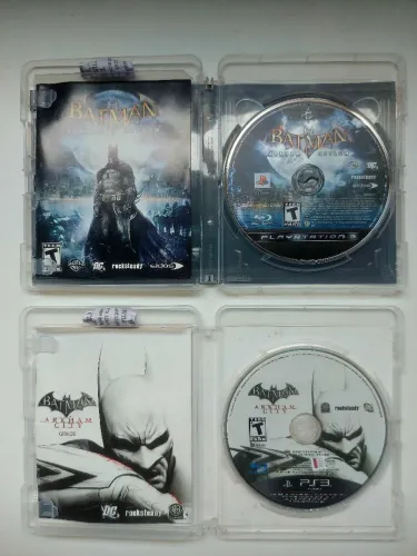 Kit Batman Arkham Asylum e Arkham City PS3
