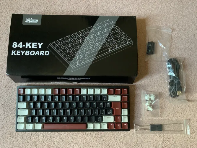 Teclado Mecânico Royal Kludge RK84 ABNT