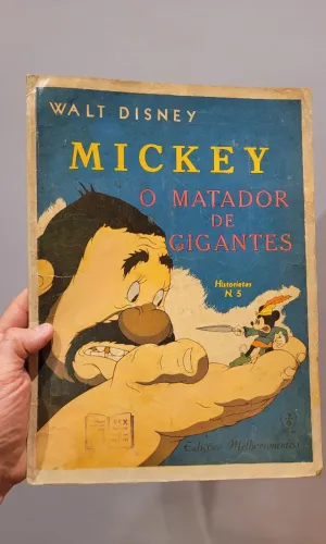 Hq Mickey O Matador de Gigantes Historietas n5 1943 Walt Disney