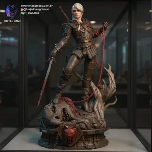 Action Figure The Witcher Yennefer e Ciri