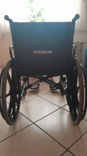 Cadeira de Rodas Ortobras 50cm Nota Fiscal e manual