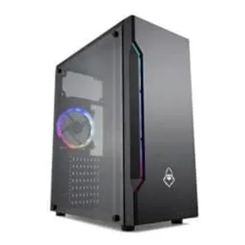 Gabinete Gamer Mancer SideWinder, RGB, Mid-Tower, Lateral de Vidro, Preto, MCR-SDW-RGB01