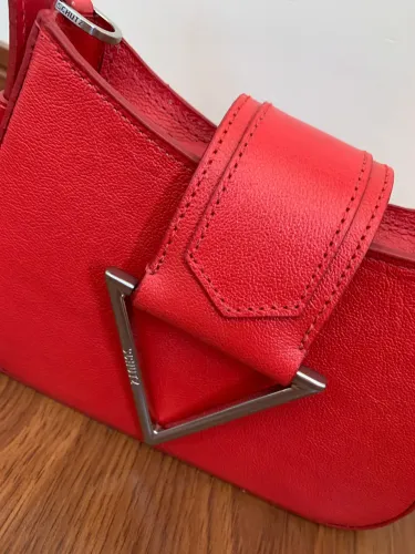 Bolsa Couro Schütz vermelha