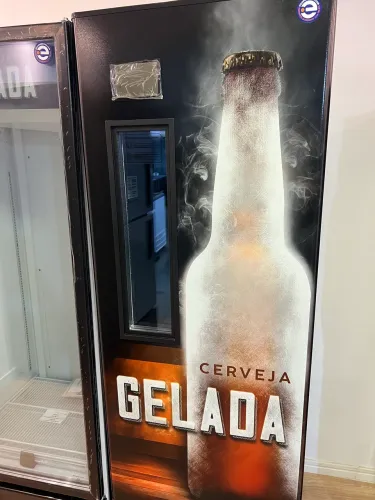 Cervejeira Metalfrio 435 litros com visor nova pronta entrega