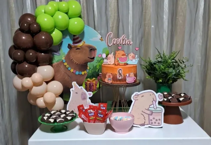 Mini festa na mesa
