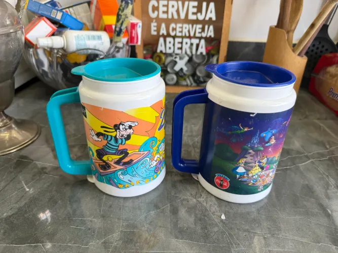 Canecas antigas Disney 
